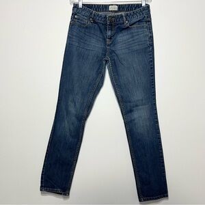 Aeropostale Bayla Skinny Jeans Size 11/12 Low Rise Distressed Blue Stretch Denim